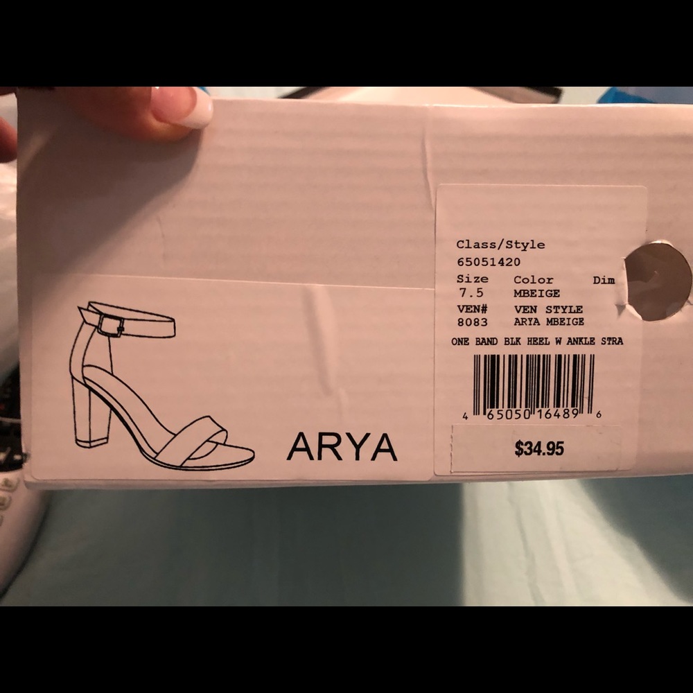 Bought these shows at David bridal and only wore for a couple hours